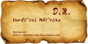 Darázsi Mónika névjegykártya